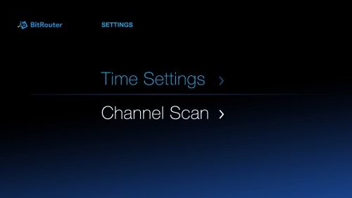 Channel Scan Selection