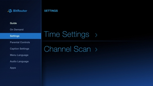Menu Setting Selection