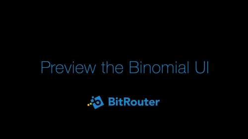Click to Preview the Binomial UI